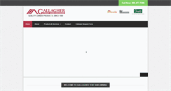 Desktop Screenshot of gallaghertentandawning.com